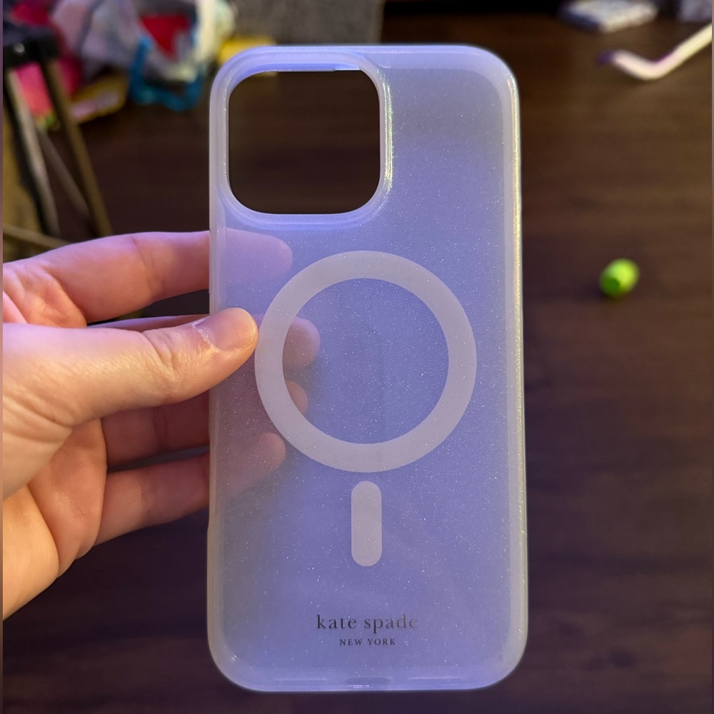 kate spade Glitter Clear Phone Case